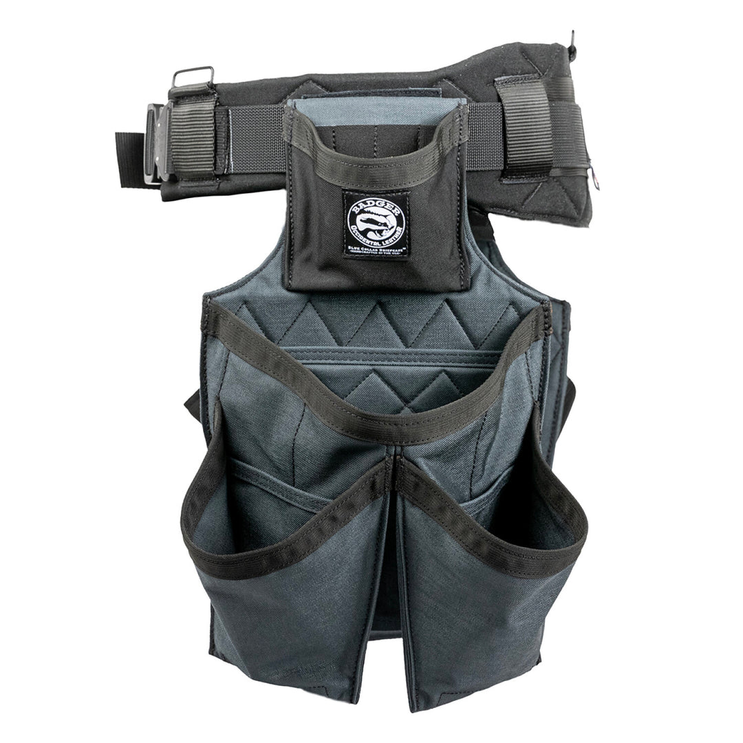 Badger 463210 XXL Side-by-Side Framer Gunmetal Belt - XX-Large