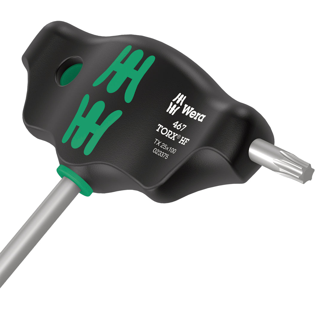 Wera 467 TORX® HF T-handle screwdriver with holding function, TX 8 x 100 mm