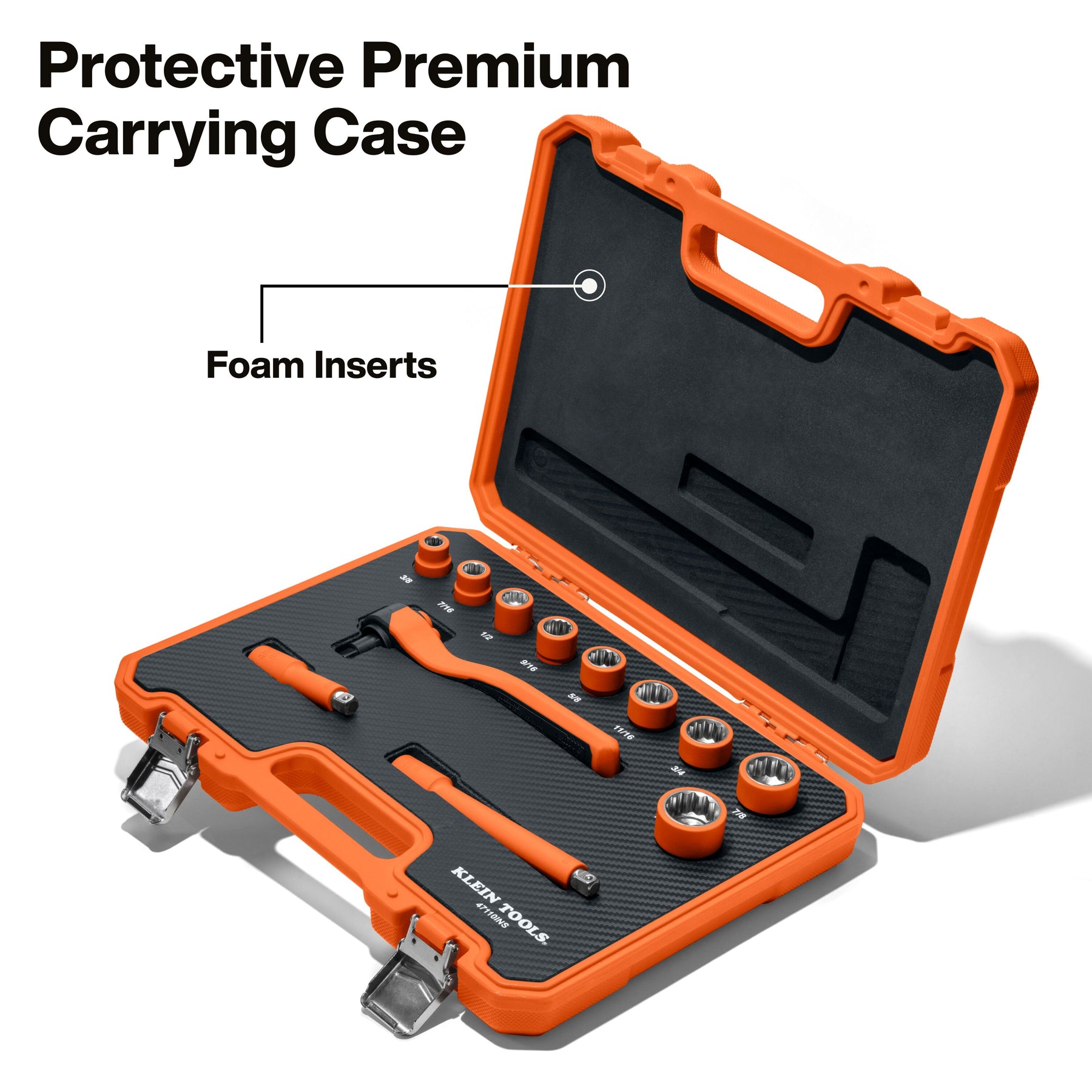 Insulated Rachet Set Klein Tools 47110INS Insulated Ratchet and Socket Set, 12-Piece – Haus ...
