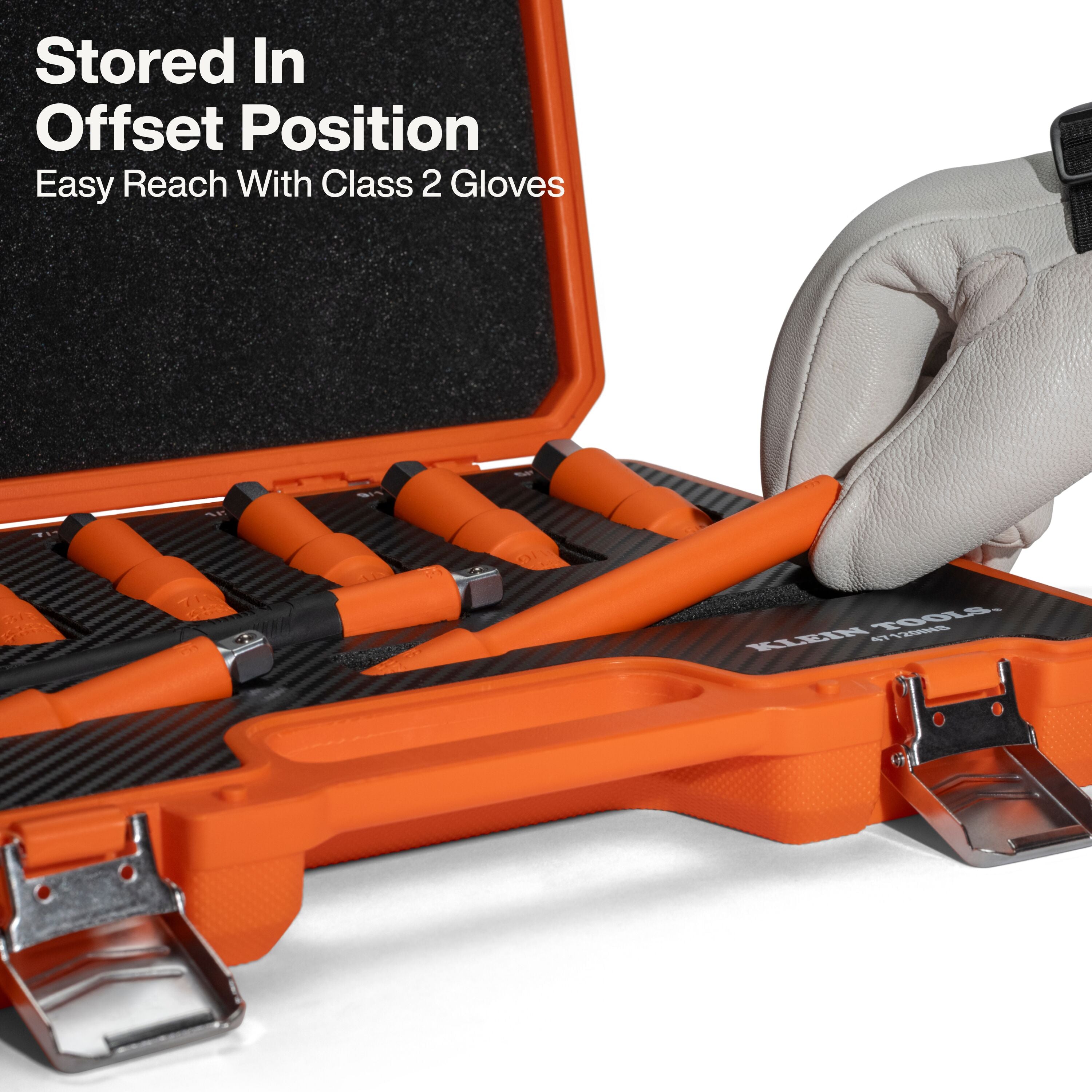 Klein Tools 47120INS Insulated T-Handle and Hex Bit Set, 9-Piece