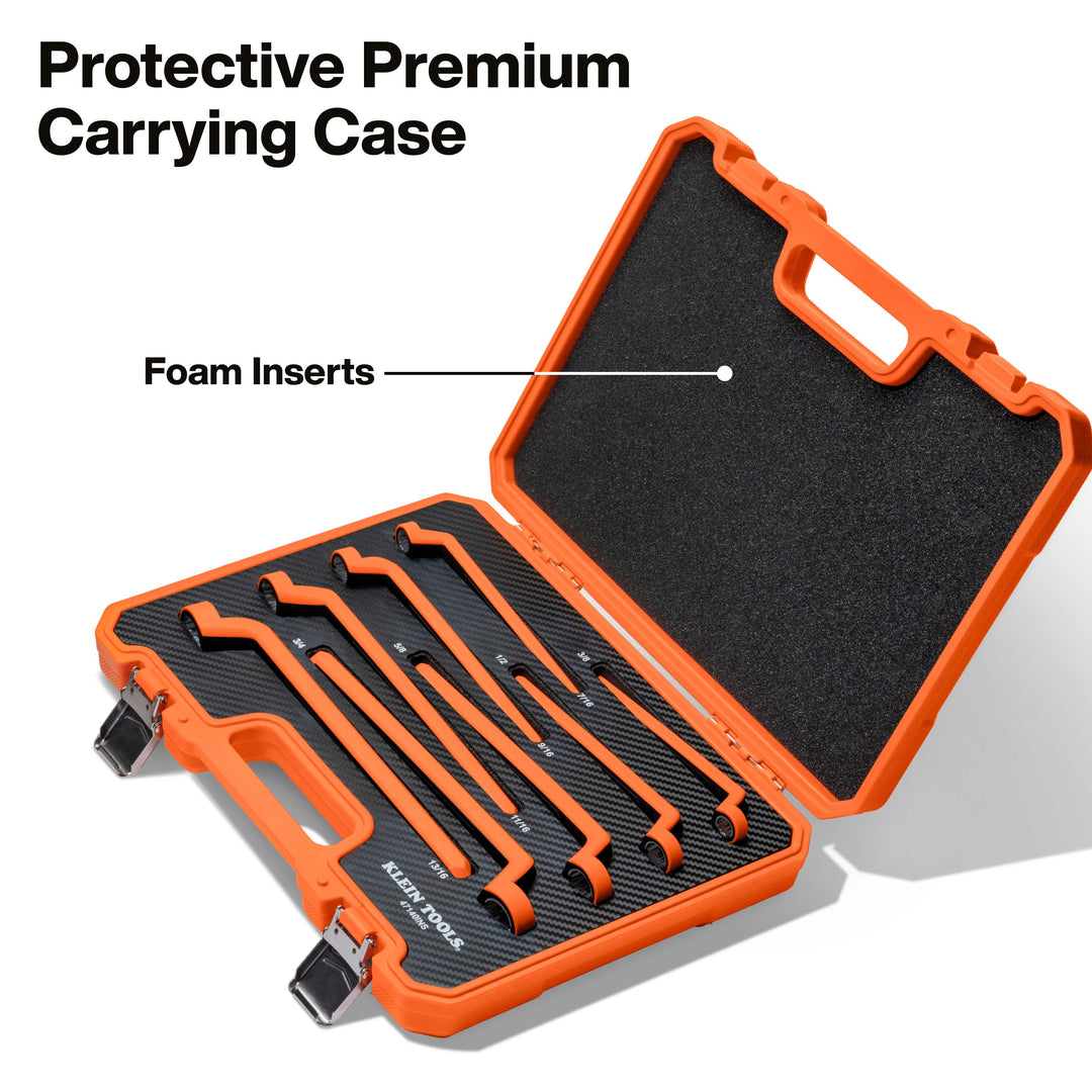Klein Tools 47140INS Insulated Box End Wrench Set, 8-Piece