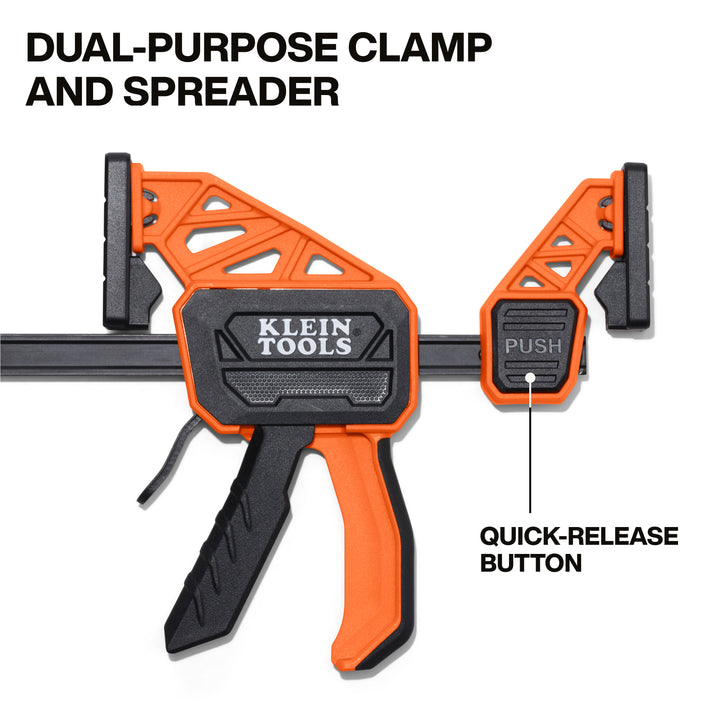 Klein Tools 47551 Speed-Klamp 12-Inch, 150-Pound, 2-Pack