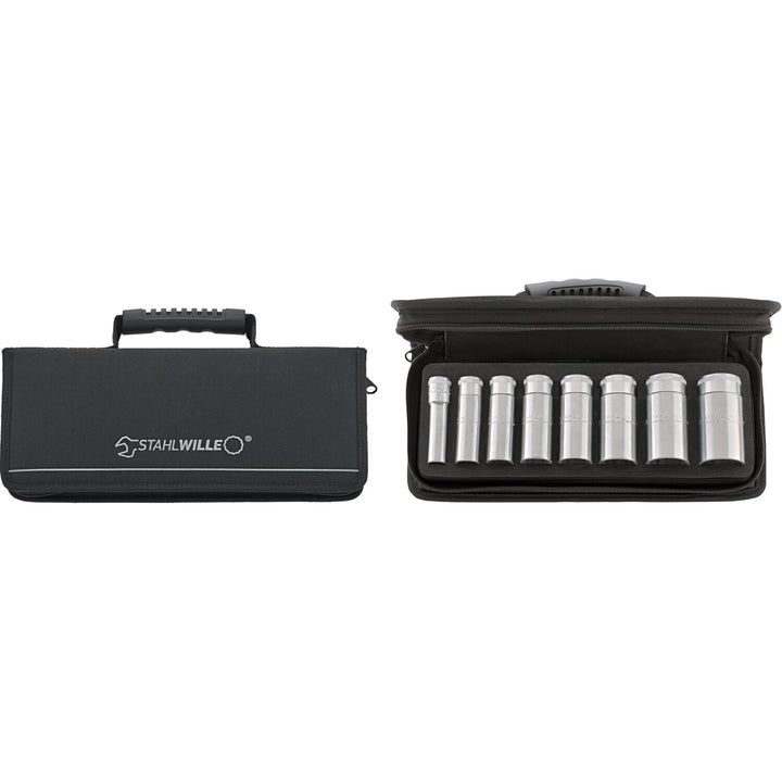 Stahlwille 96030212 1/2" Deep Bi-Hex Socket Set - 8 Pieces