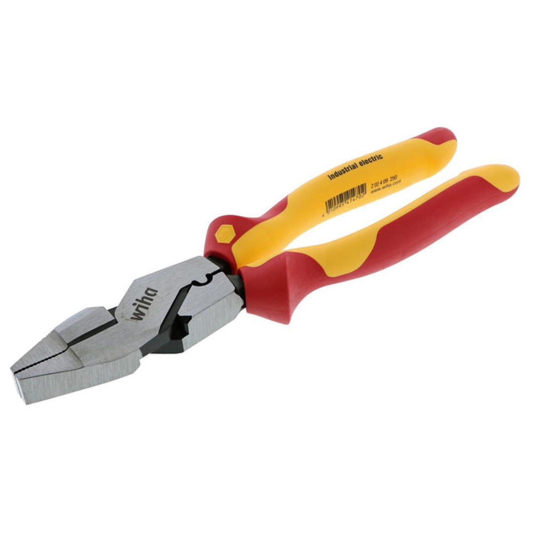 Wiha Tools 32948 Insulated Lineman's Pliers with Crimpers, 9.5"