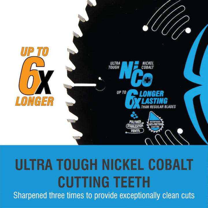 Spyder 13050 7-1/4-in 24 -Tooth Rough Finish Tungsten carbide-tipped steel Circular saw blade Set 3 -Pack