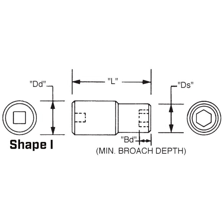 Wright Tool 84923 1-1/2" Drive 6 Point Deep Impact Socket - 1-7/16"