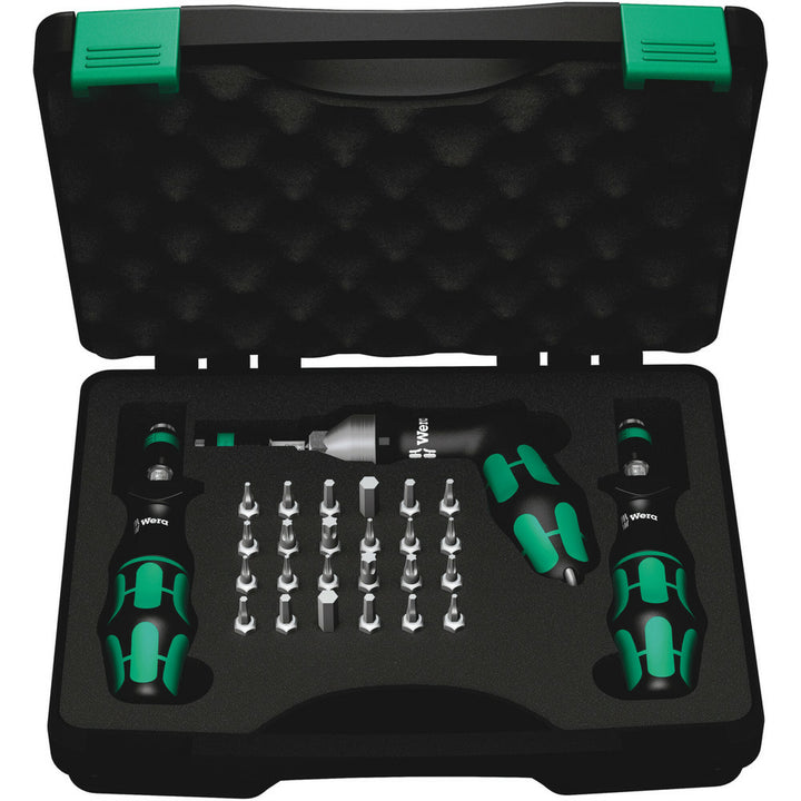 Wera 7440/41/42 Kraftform torque screwdriver set 0.3-6.0 Nm, 27 pieces