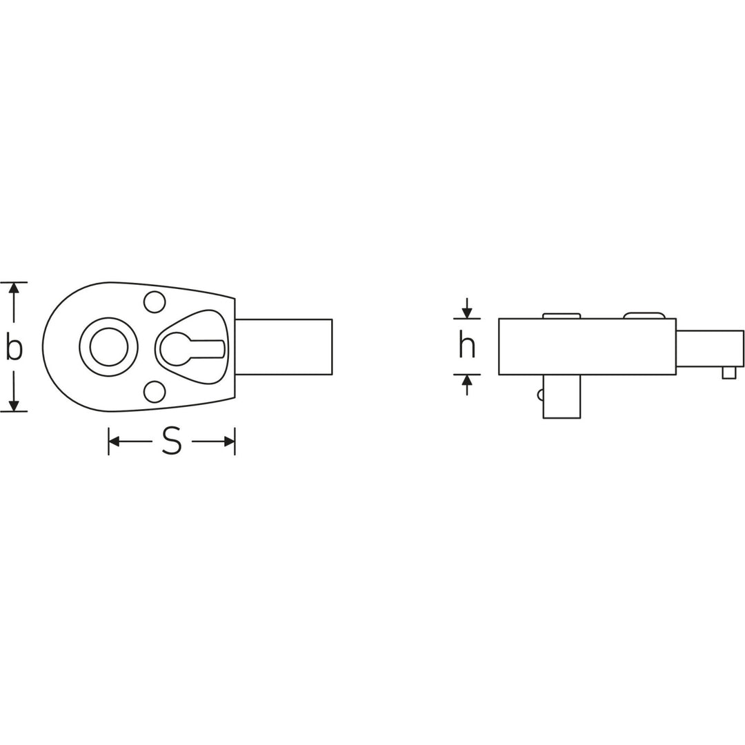 Stahlwille 58253010 725QR QuickRelease 1/2" Drive Insert Tool