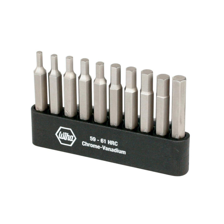 Wiha Tools 74986 Hex Power Bit Belt Pack, 10 Pc.