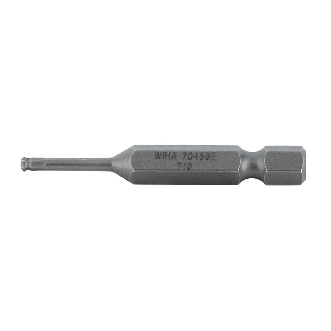 Wiha Tools 74526 TORX® Ball End Power Bit, T10 x 50 mm, 10 Pk.