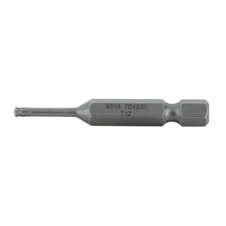 Wiha Tools 74526 TORX® Ball End Power Bit, T10 x 50 mm, 10 Pk.