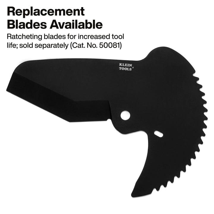 Klein Tools 50080 2-Inch Ratcheting PVC Pipe Cutter
