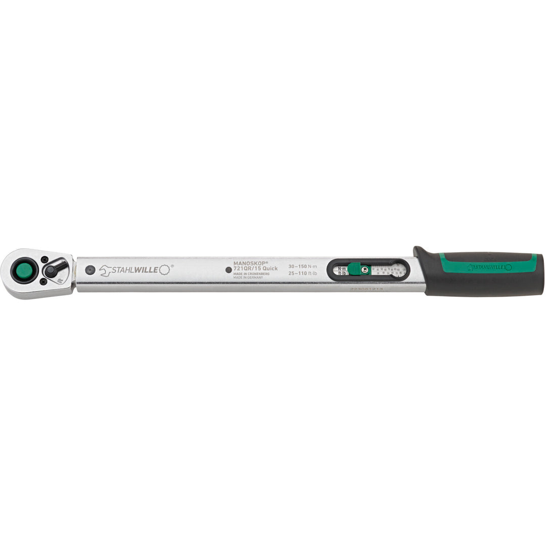 Stahlwille 50204115 721QR Quick Standard MANOSKOP 1/2" torque wrench