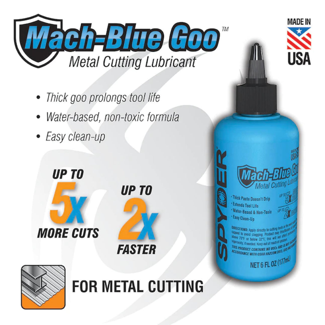 Spyder 900709 Mach-Blue Goo Cutting Lubricant, 6 Oz