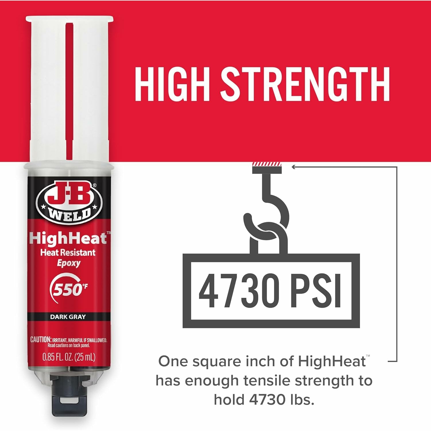 J-B Weld 50197 HighHeat Epoxy Syringe, 25 mL – Haus of Tools