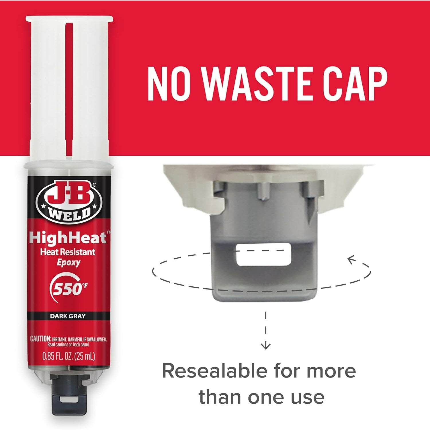 J-B Weld 50197 HighHeat Epoxy Syringe, 25 mL – Haus of Tools