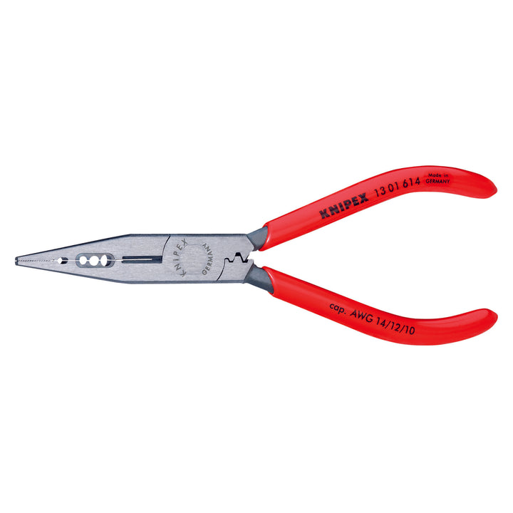 Knipex 13 01 614 6 1/4" 4-in-1 Electricians' Pliers 10-14 AWG