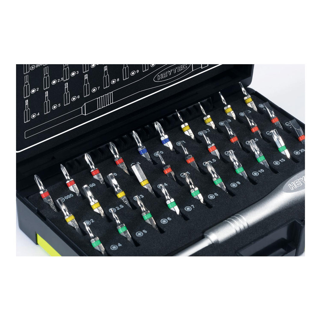 Heytec 50834000000 Precision Bit Set, 50834, 31 Pc.