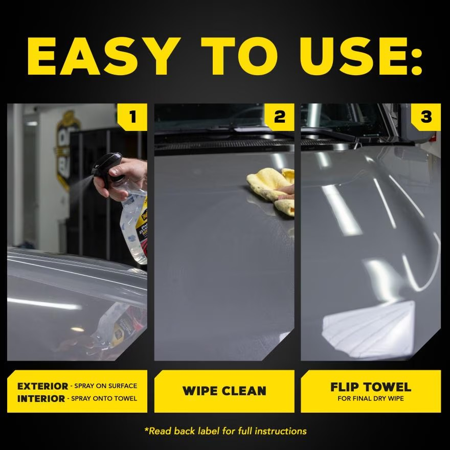 Meguiar's G250224 Paint, Dash & Glass Inside & Out Detailer - Clean & Protect Your Car Inside & Out