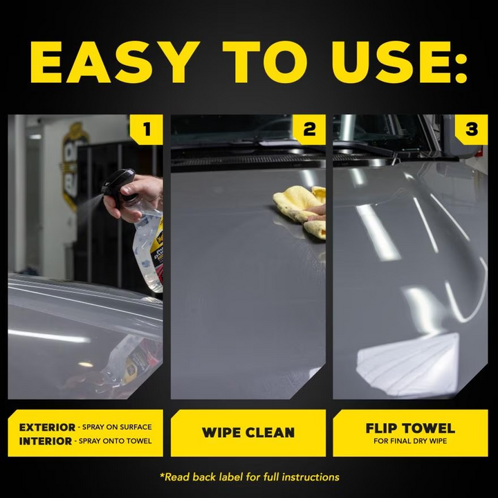 Meguiar's G250224 Paint, Dash & Glass Inside & Out Detailer - Clean & Protect Your Car Inside & Out
