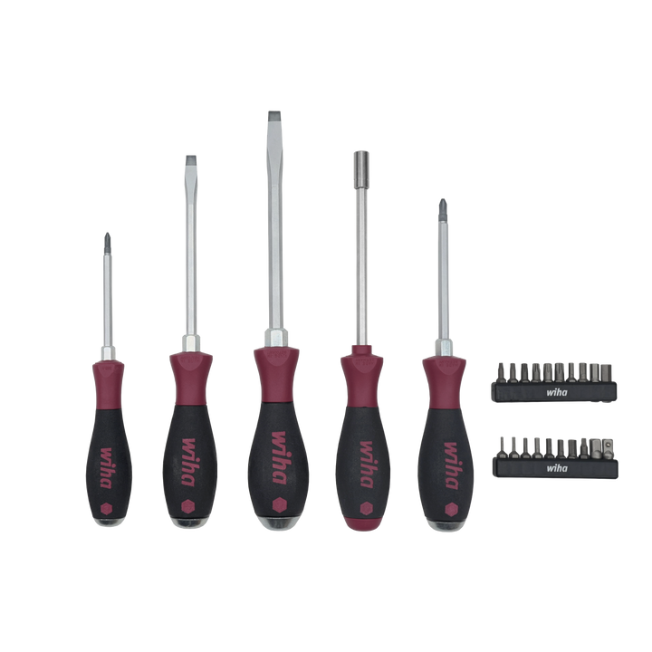 Wiha Tools 52690 25 Piece MicroFinish Screwdriver Tray Set