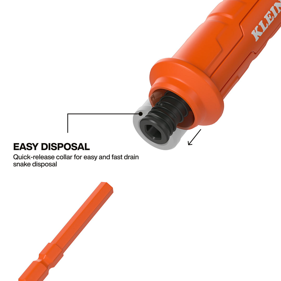 Klein Tools 53020 18-Inch Drain Snake Auger, 3-Pack