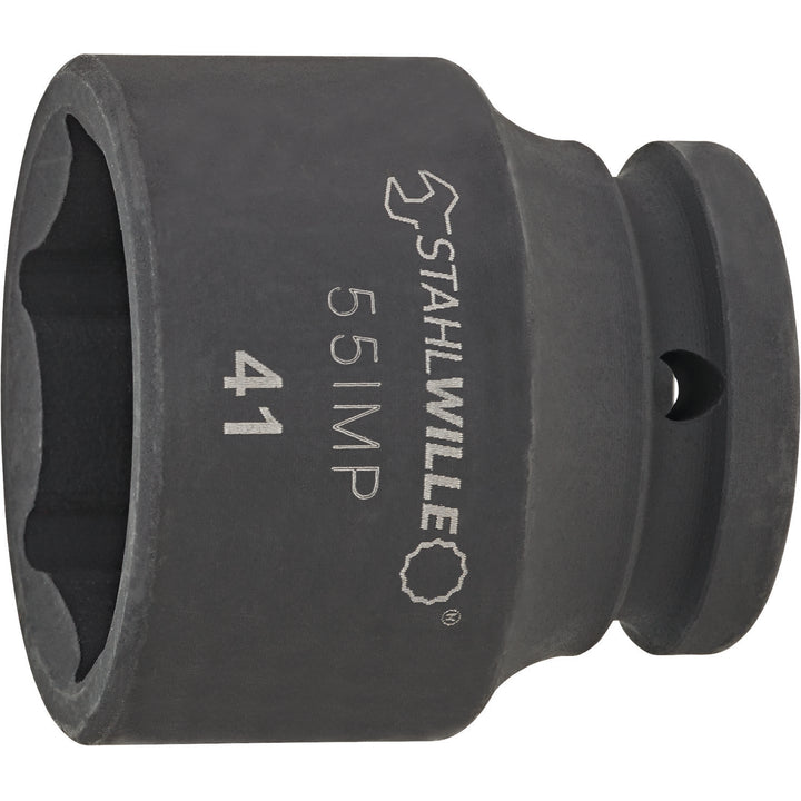 Stahlwille 25010018 55IMP 3/4" 6-pt Impact Socket, 18 mm