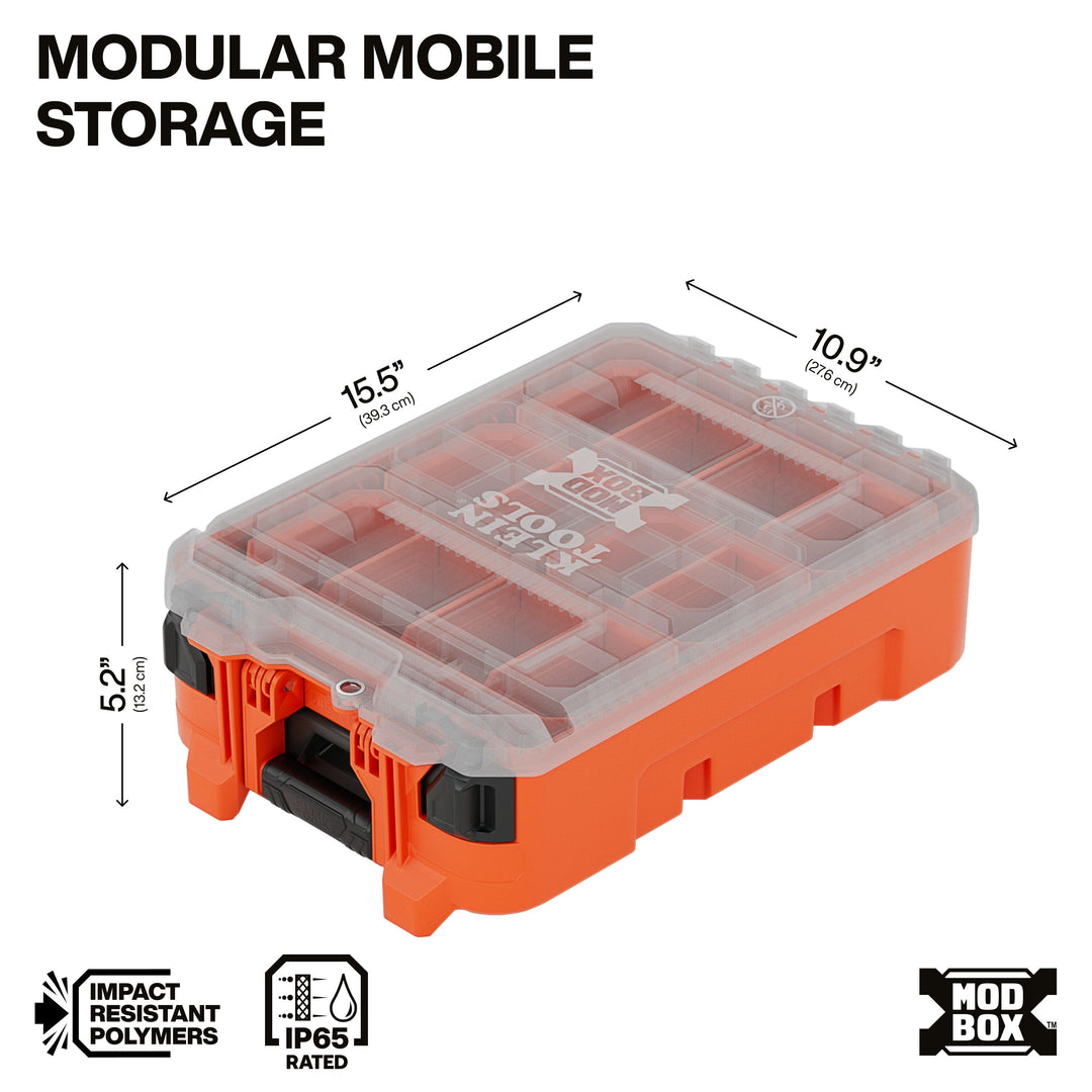 Klein Tools 54500MBX MODbox Component Box, Half Width