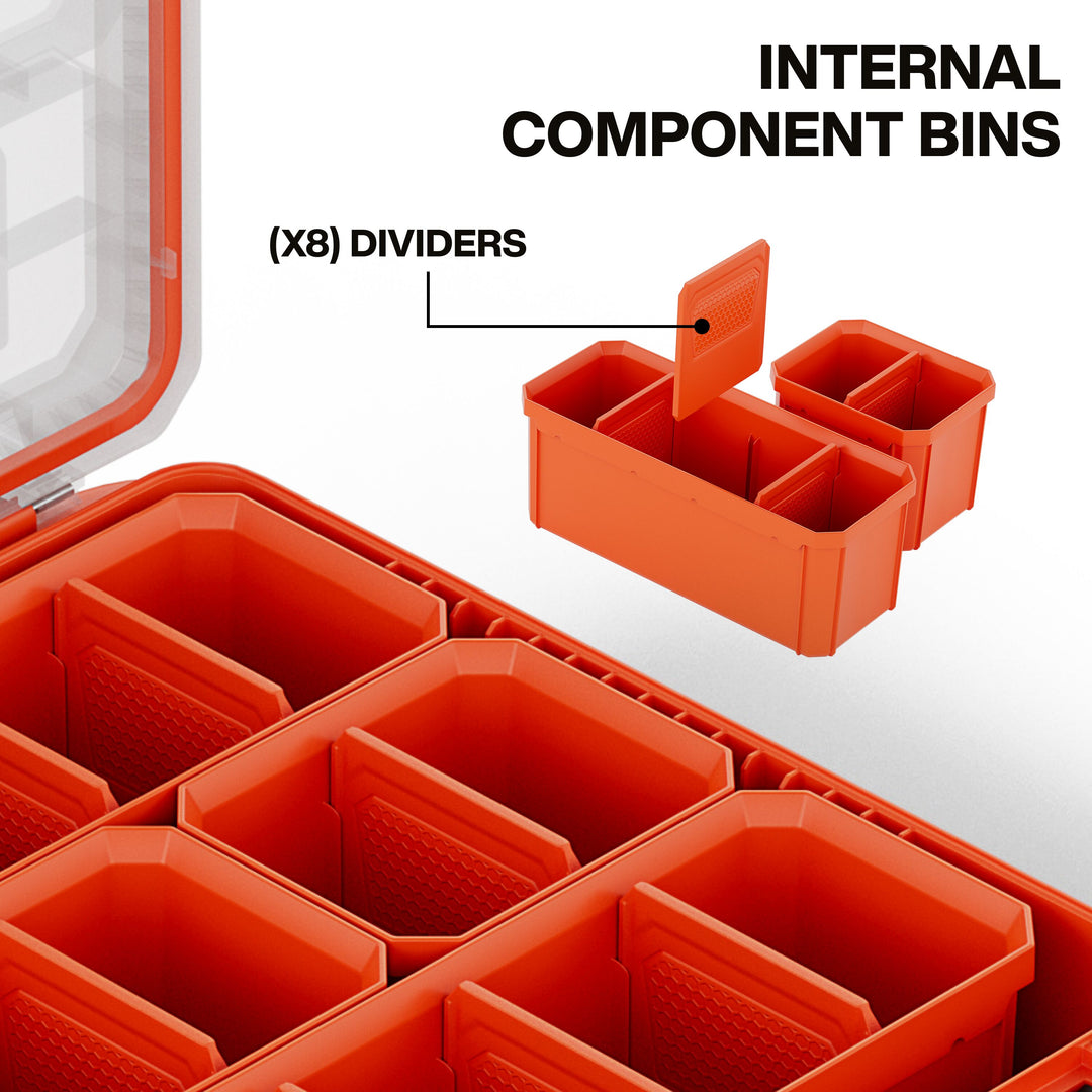 Klein Tools 54500MBX MODbox Component Box, Half Width