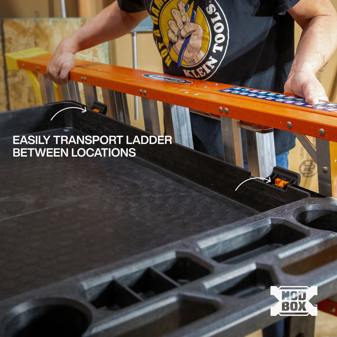Klein Tools 54805MB MODbox Utility Cart Ladder Holder
