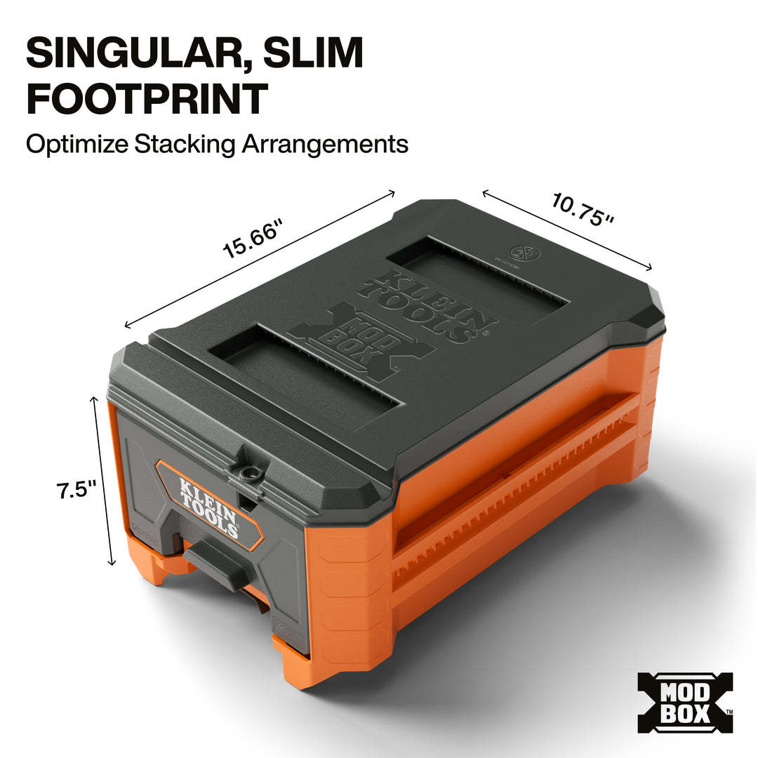 Klein Tools 54843MB MODbox Compact Single Drawer, Half Width