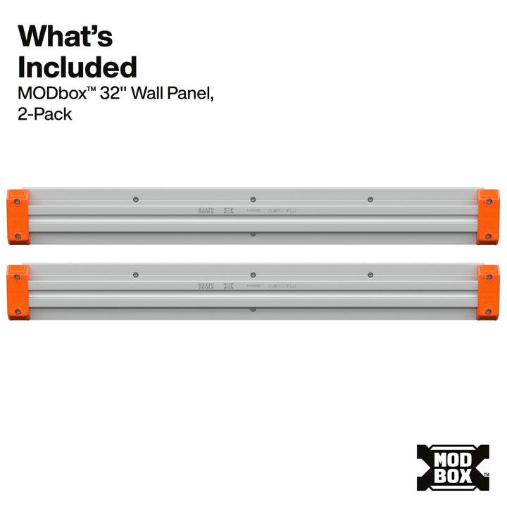 Klein Tools 54854MB MODbox Wall System, 32-Inch Panel, 2-Pack