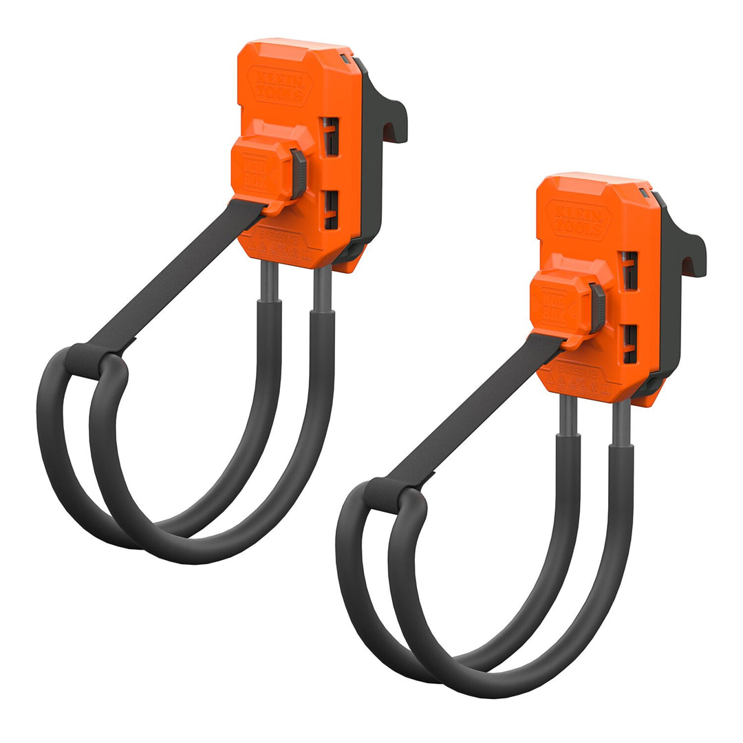 Klein Tools 54859MB MODbox Wall System, J-Hook with Strap, 2-Pack