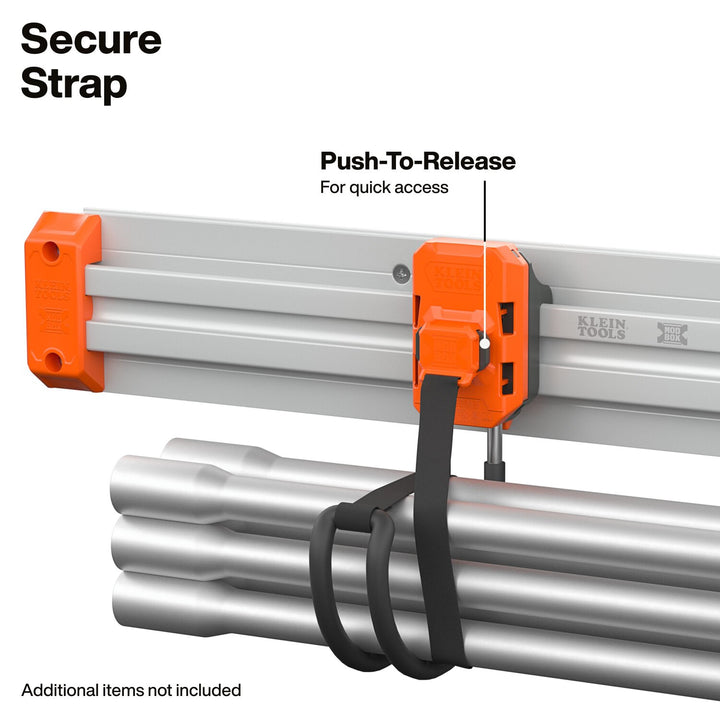 Klein Tools 54859MB MODbox Wall System, J-Hook with Strap, 2-Pack