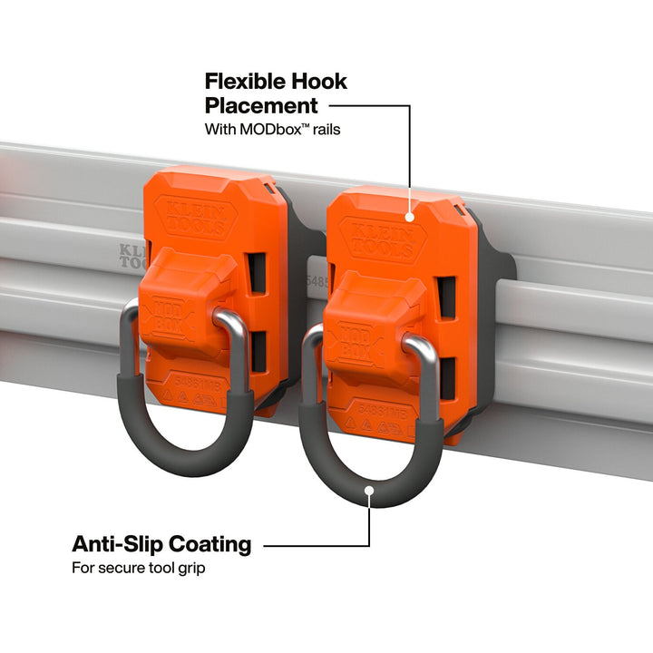 Klein Tools 54861MB MODbox Wall System, D-Ring, 2-Pack