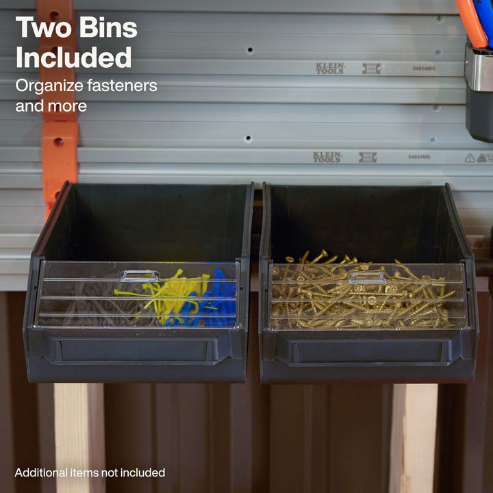 Klein Tools 54864MB MODbox Wall System, Large Bin, 2-Pack