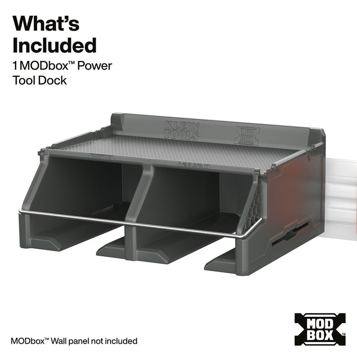 Klein Tools 54867MB MODbox Wall System, Power Tool Dock