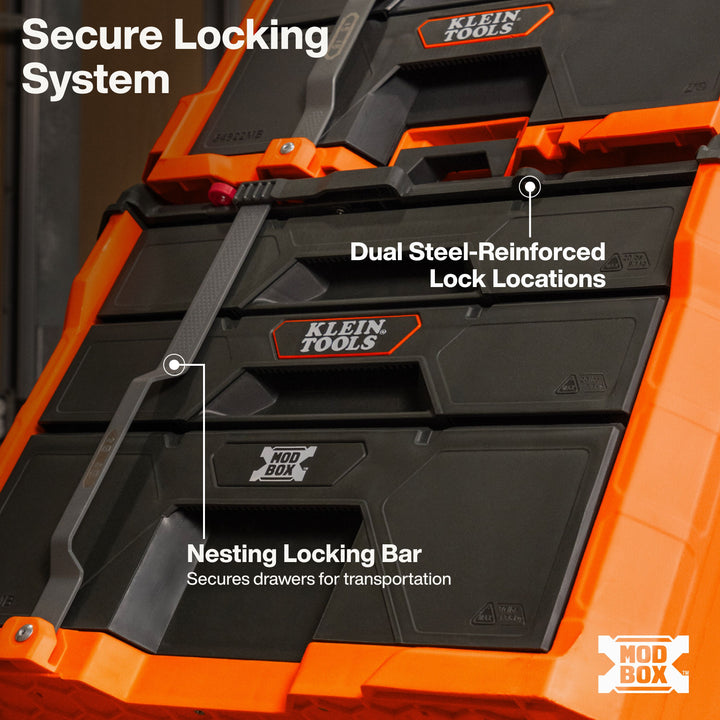 Klein Tools 54890MB MODbox Three Drawer Rolling Toolbox