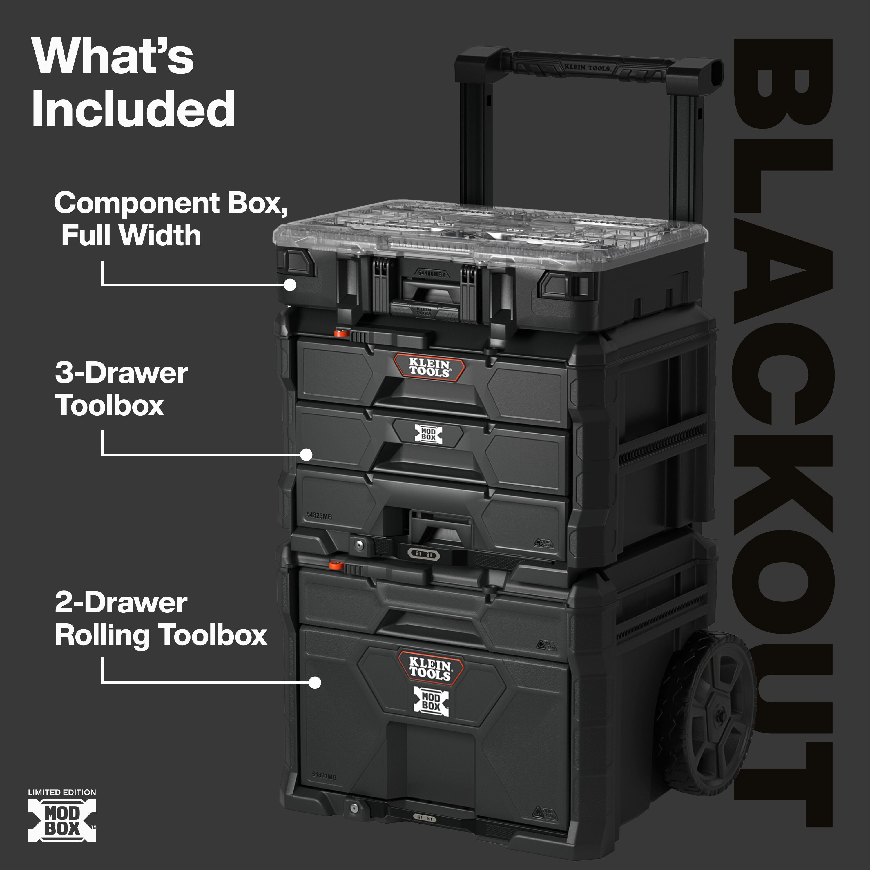 Klein Tools 548BLKSTK MODbox Blackout 3-Piece Set – Haus of Tools