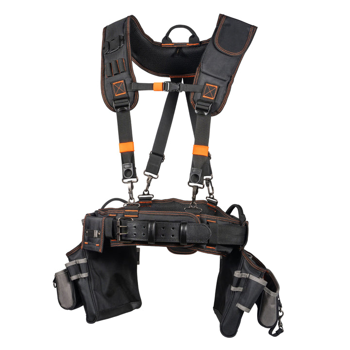Klein Tools 55896 Tool Rig with Suspenders, 23 Pockets
