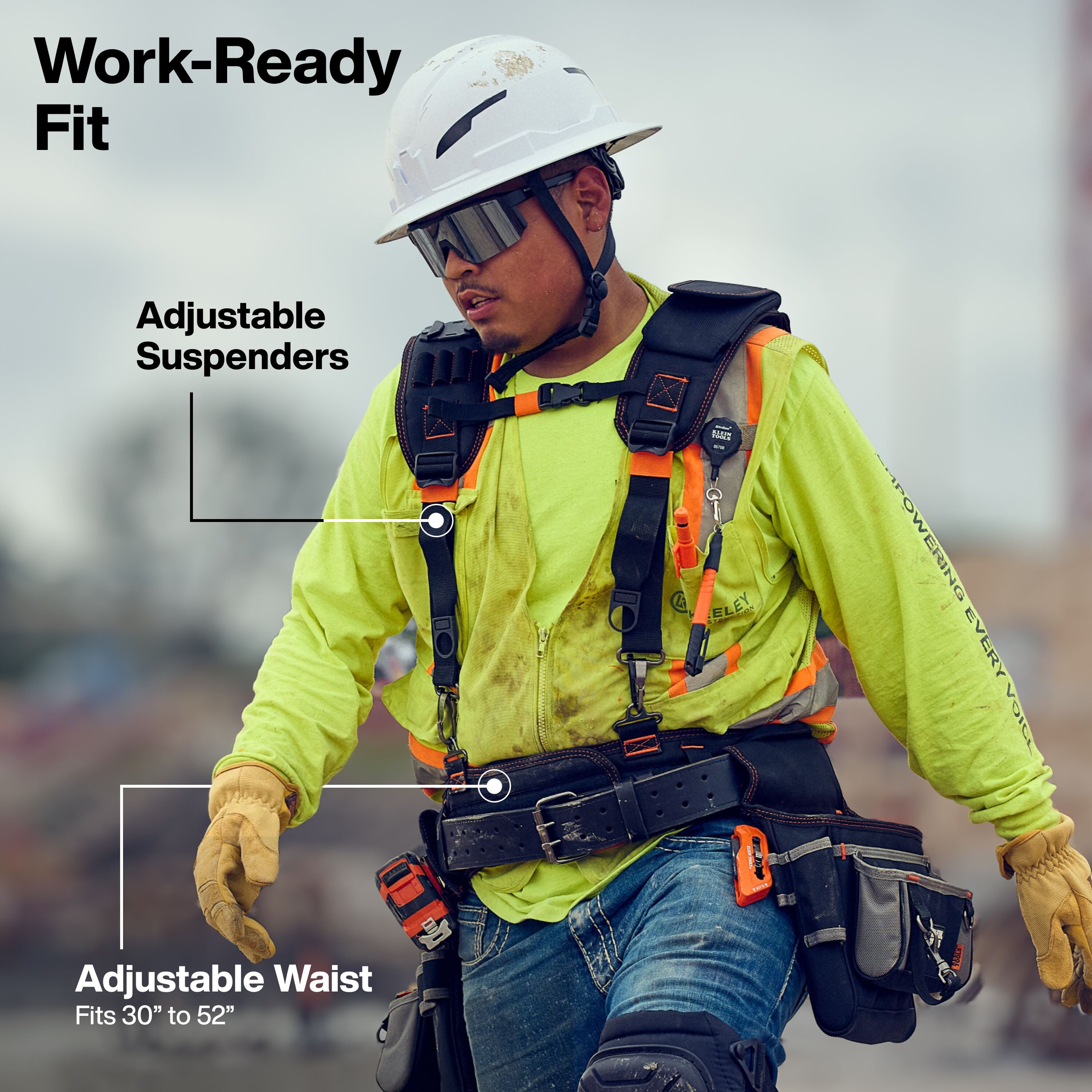 Klein Tools 55896 Tool Rig with Suspenders, 23 Pockets – Haus of Tools