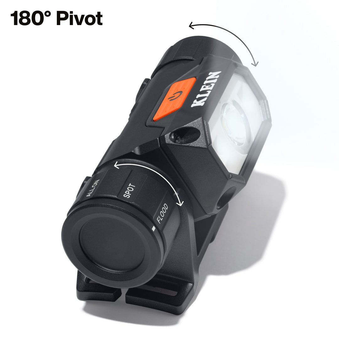 Klein Tools 56078 1000-Lumen Rechargeable Headlamp with Strap