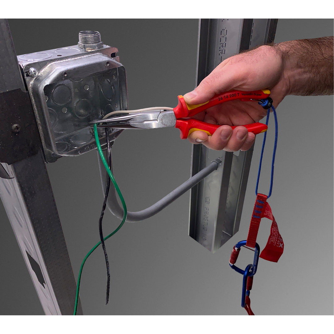 Knipex 00 50 05 T BKA 38" Tool Tethering Lanyard with Captive Eye Carabiner