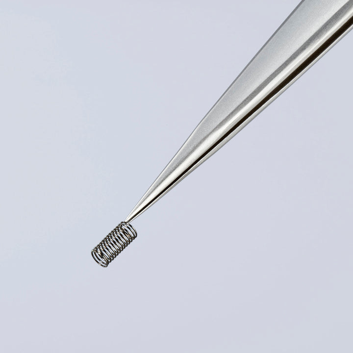 Knipex 92 22 07 5" Stainless Steel Gripping Tweezers-Needle Point Tips