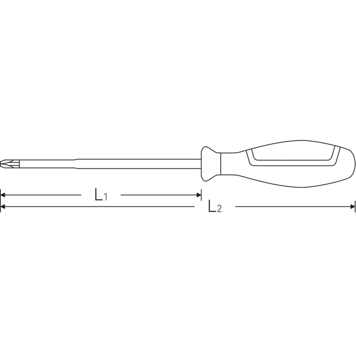 Stahlwille 46713002 VDE cross-head screwdriver PZ Drall+