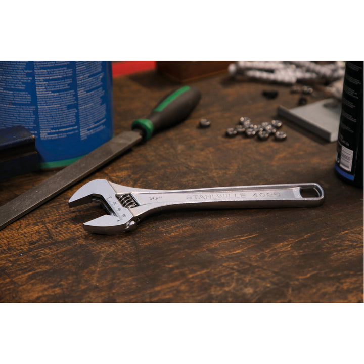 Stahlwille 40250112 4025 Single-end Spanner, Adjustable, 12"