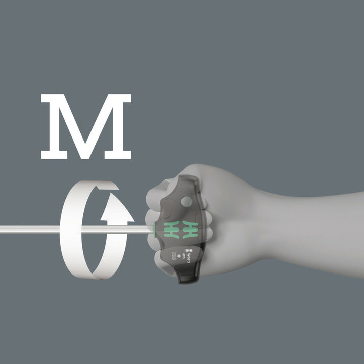 Wera 495 T-handle socket wrench screwdrivers, 9 x 230 mm