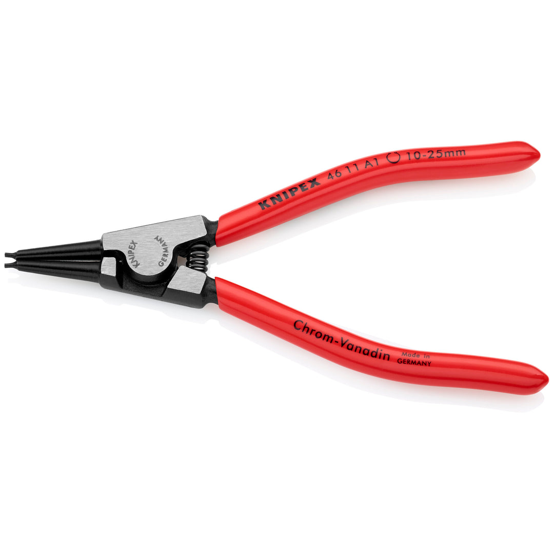 Knipex 46 11 A1 5 1/2" External Snap Ring Pliers-Forged Tips