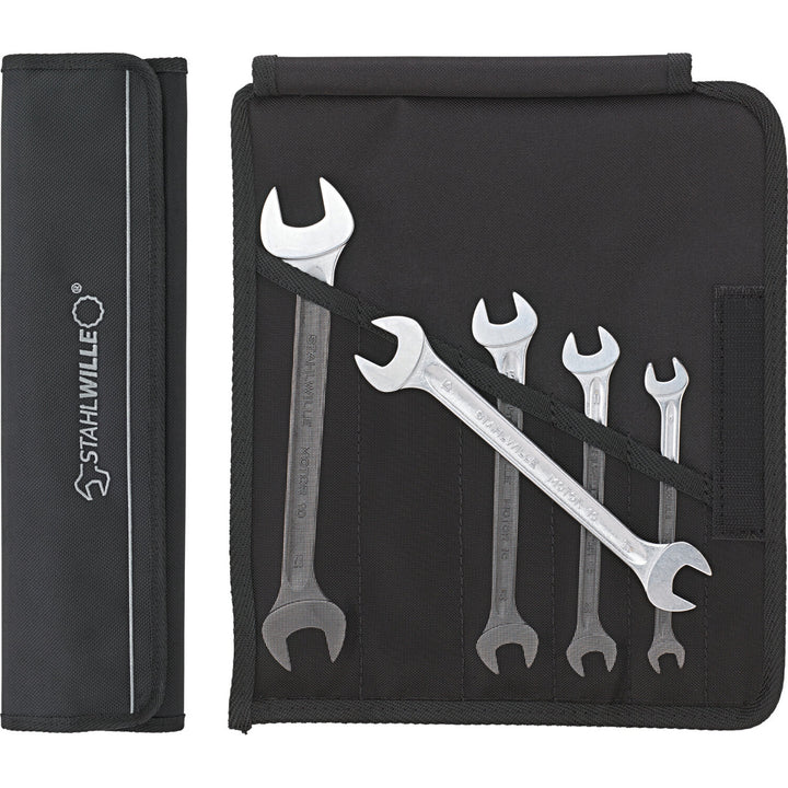 Stahlwille 96400304 10/5 Double Open Ended Spanner Set, Metric