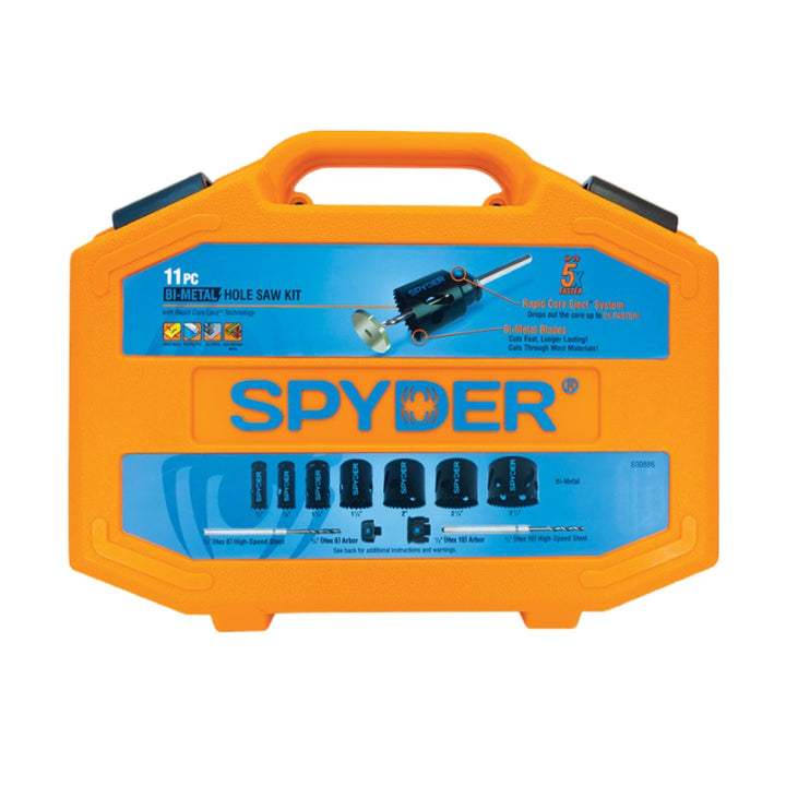 Spyder 600886 11-Piece Bi-Metal Hole Saw Kit